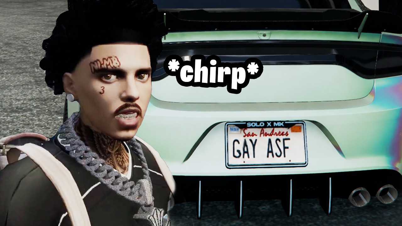 Trolling The Hood with Sus License Plates (GTA RP)
