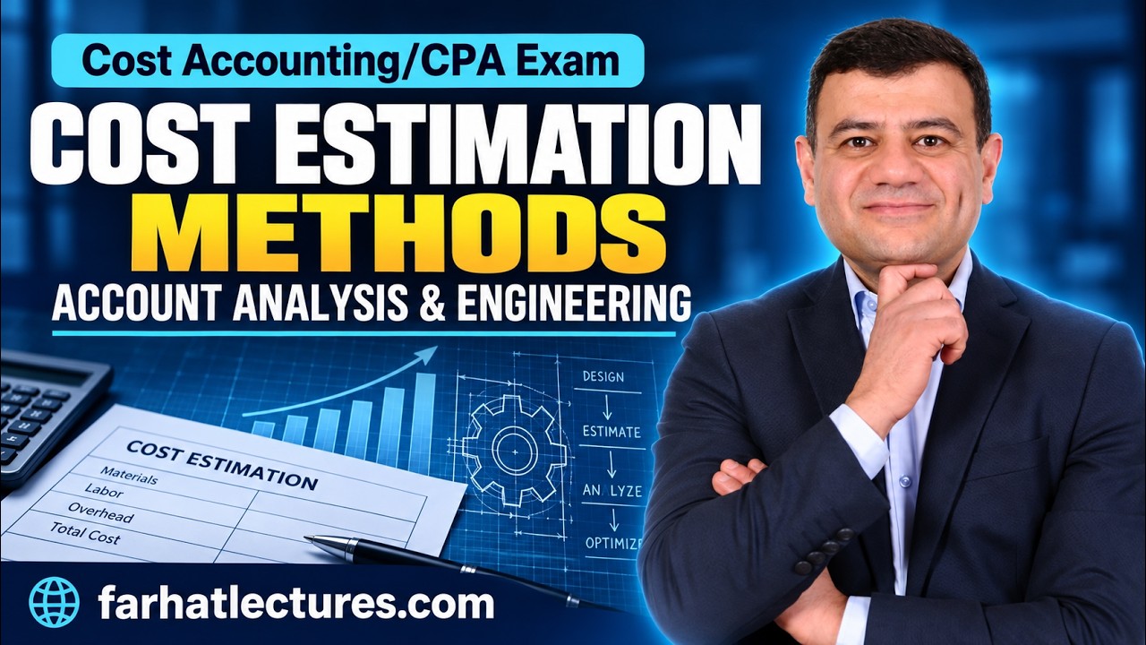 Cost Estimation Methods:  Account Analysis and Engineering Methods. Cost Accounting. CPA Exam BAR