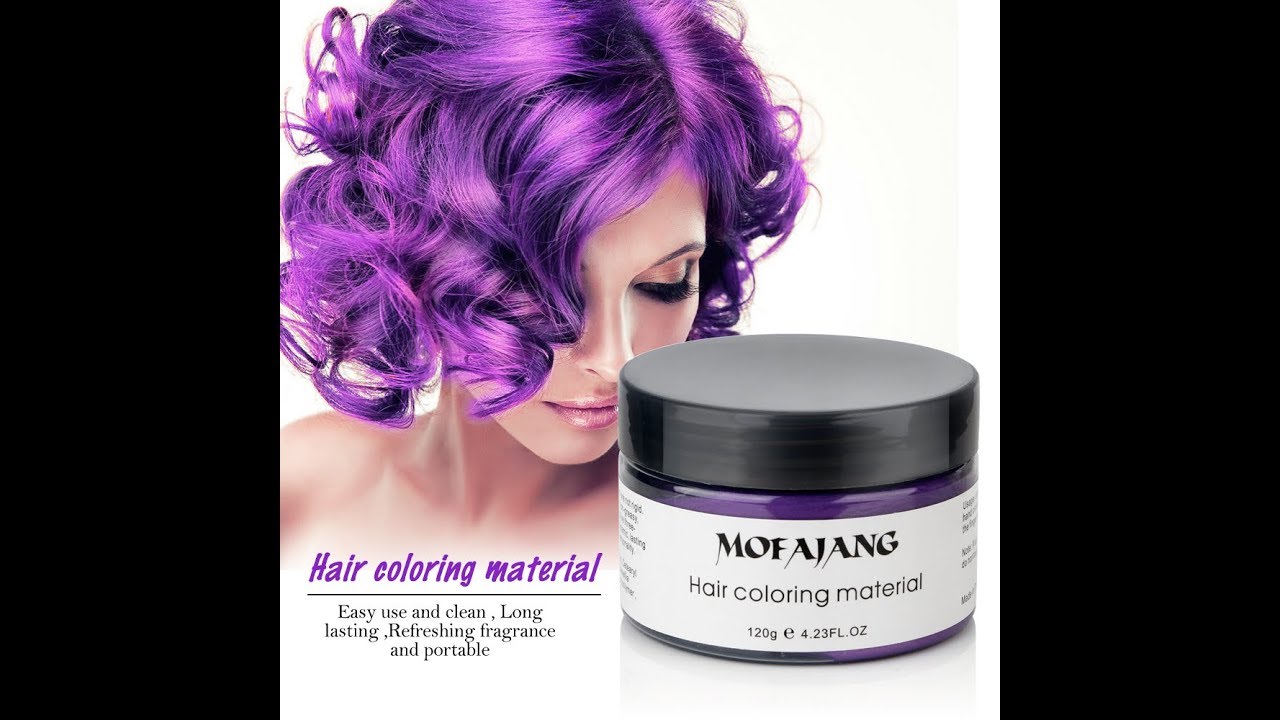 Color hair wax - how to instantly colour your hair