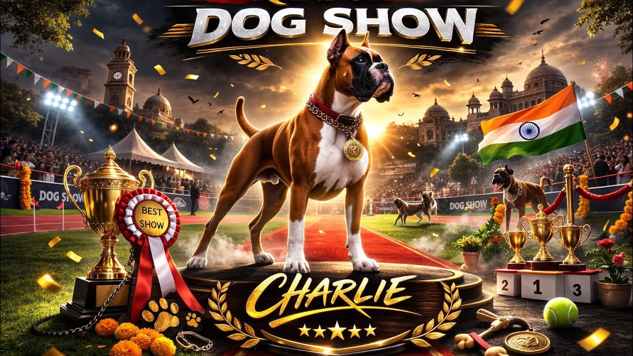 CHARLIE First Experience …First Dog Show 🥰🐶