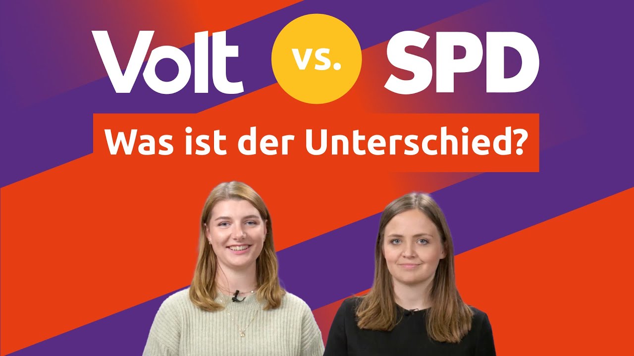 Volt vs. SPD - Was ist der Unterschied? Wahlprogramme im Vergleich | Bundestagswahl 2021