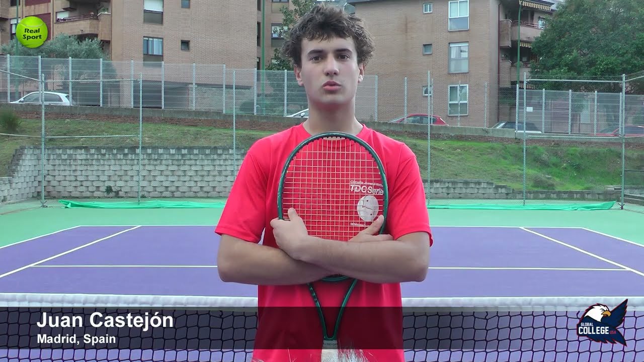 Juan Castejon -  College tennis recruiting video Fall 2027