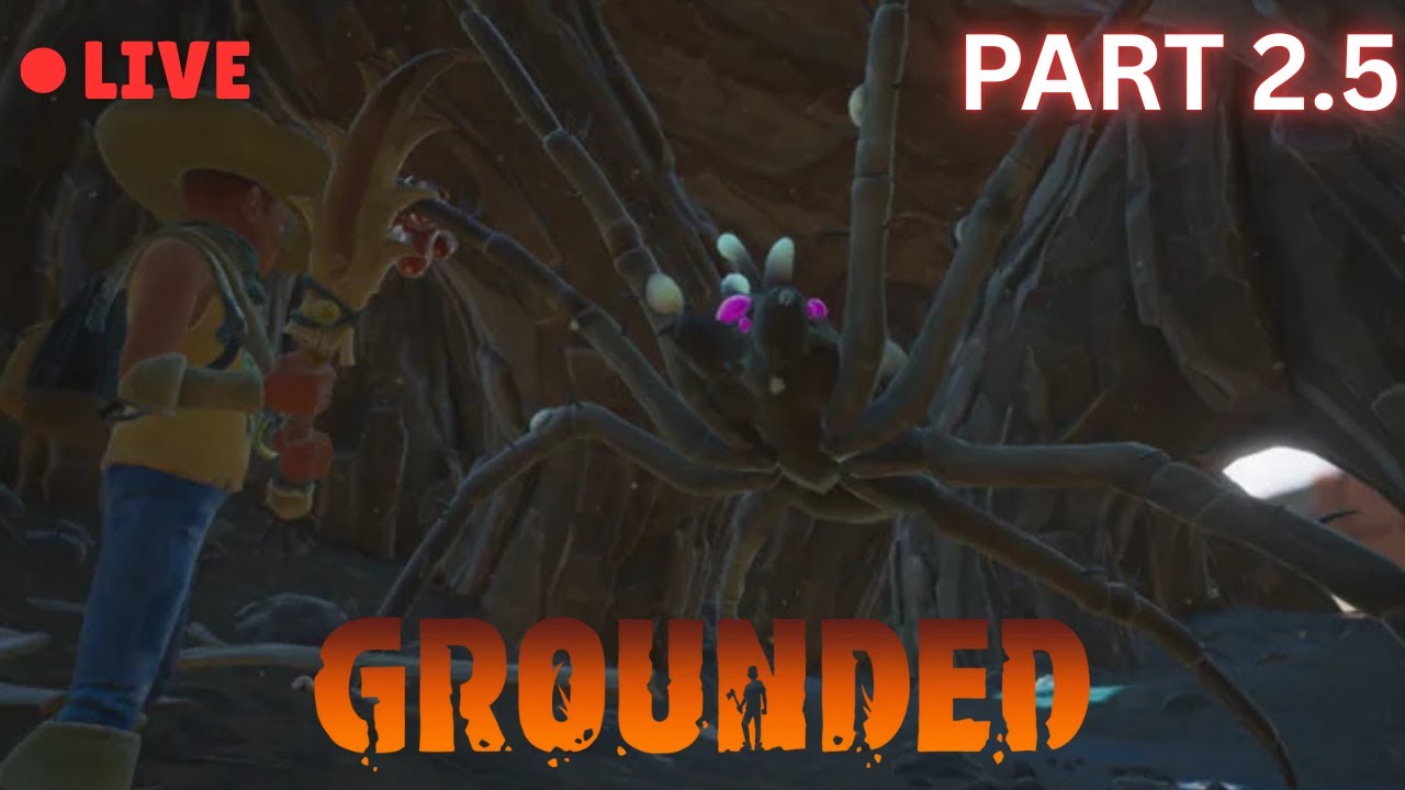 🔴LIVE EXTERMINATING our first boss! 🏡🐜 w/ Friends | GROUNDED (Part 2.5)