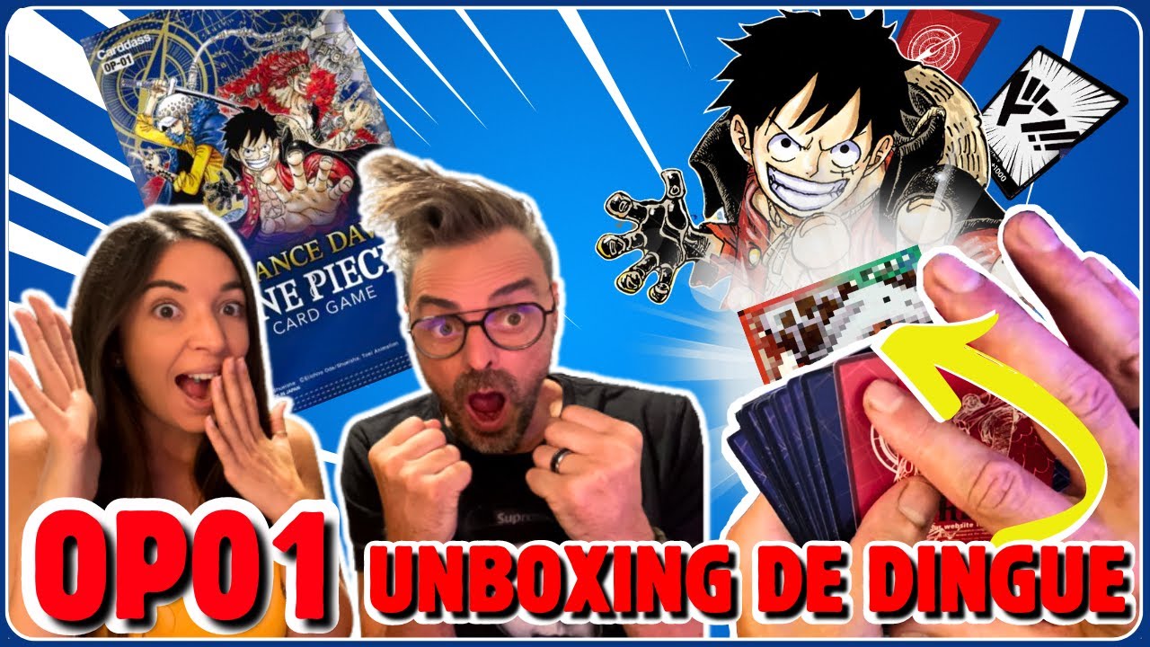 Ouverture OP01 ONE PIECE CARD GAME 🔥On tire l'une des MEILLEURS CARTES !! 🔥 La chance du débutant ??