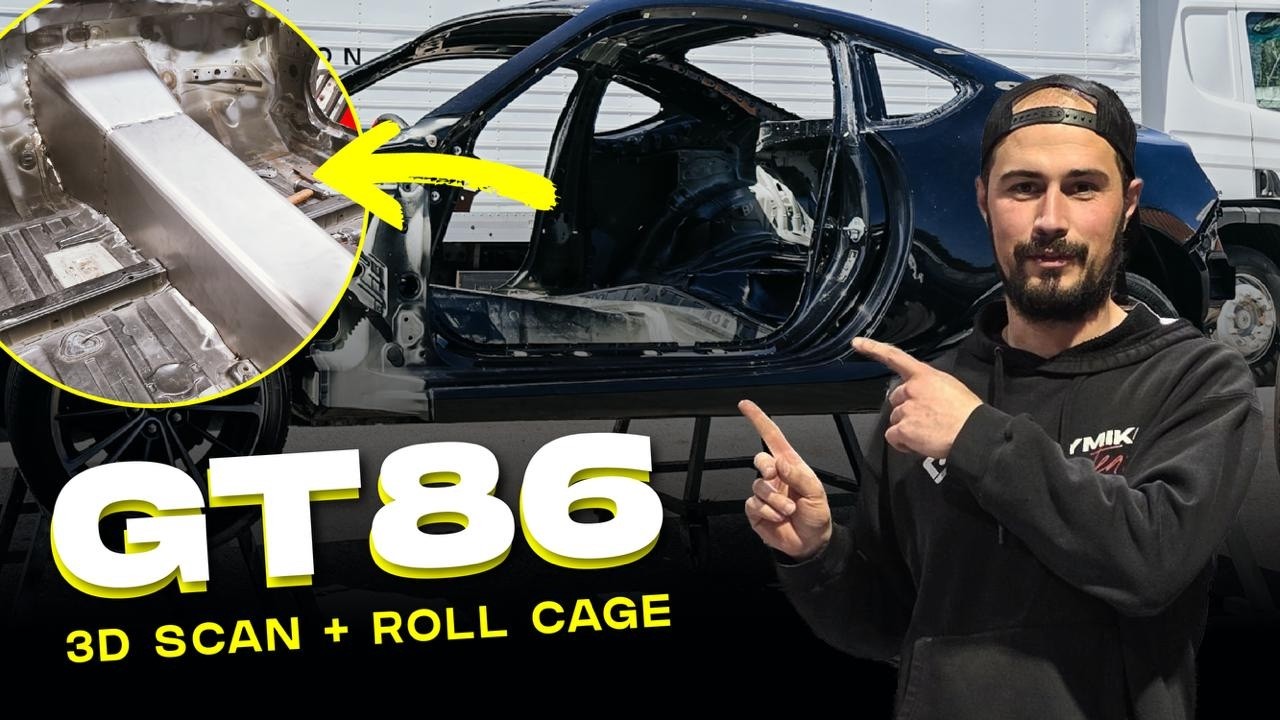 We Completely Stripped This GT86 to Build a Drift Car | 3D Scan + Roll Cage