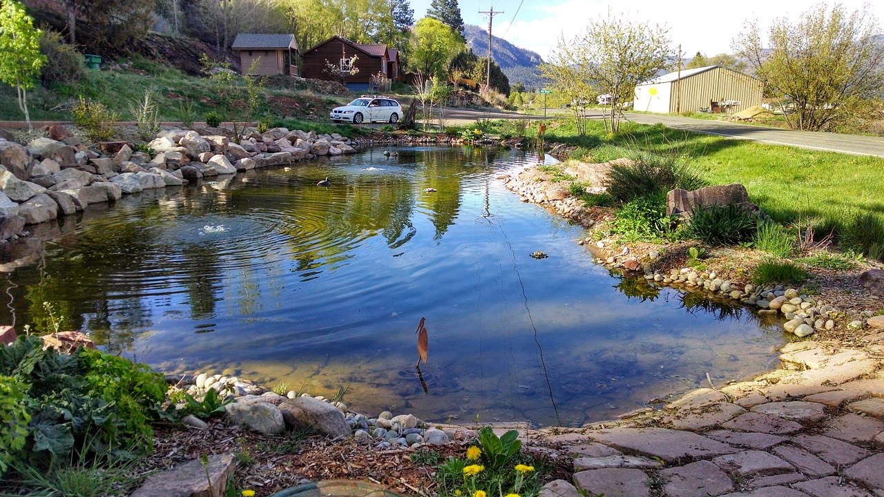 Building Large Pond & Waterfall = Dream Landscaping Durango Colorado & Gardenhart Landscape & Design