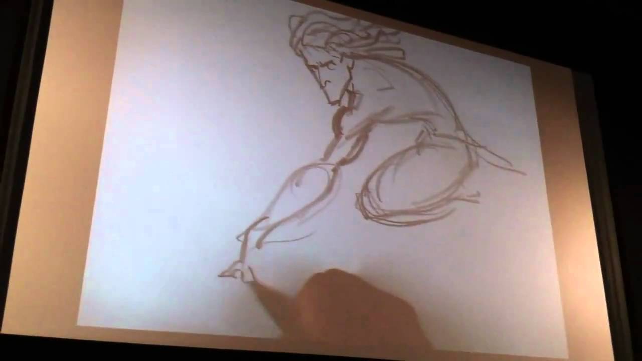 Glen Keane Draws Beast, Pocahontas, and Tarzan