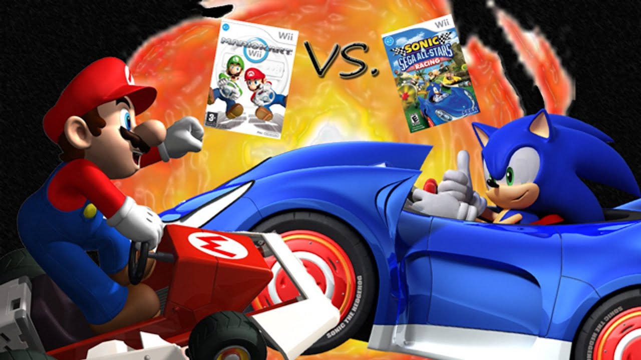 I got a MARIO fan to play Sonic & SEGA All-Stars Racing (Ft. Himdoriya)