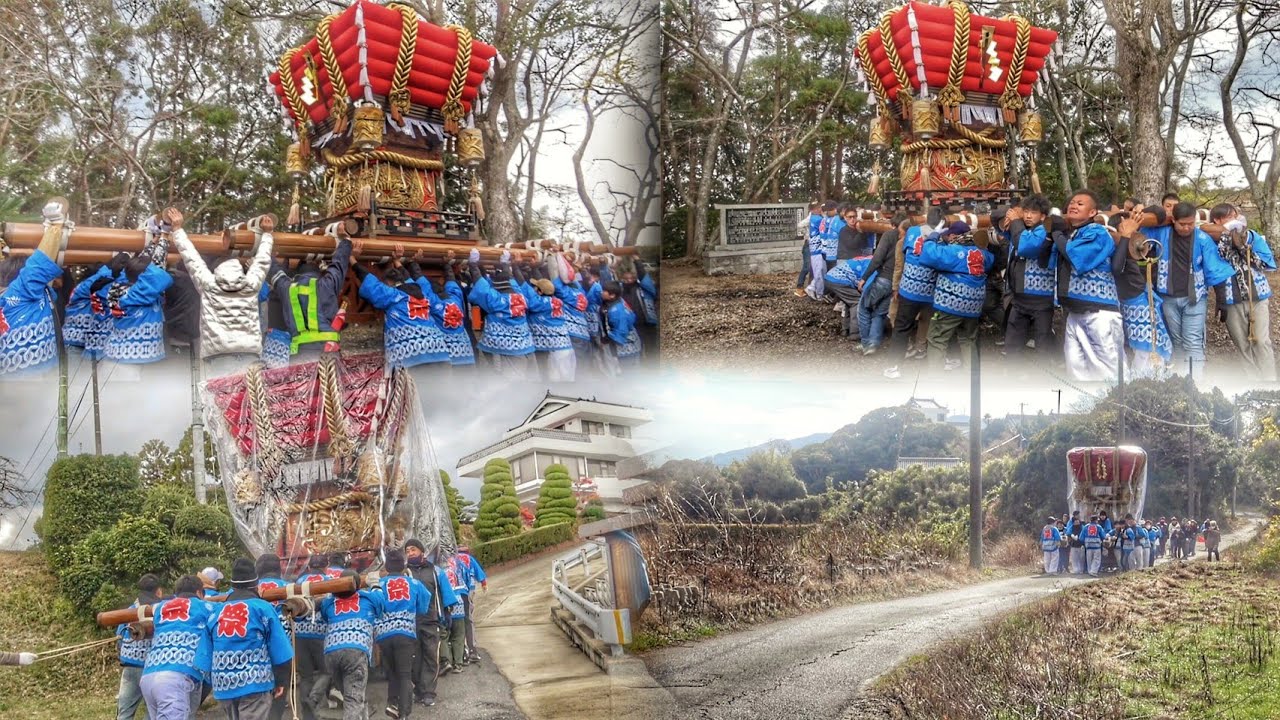 2025.12.14 淡路市 竹谷 貴船神社 例大祭 だんじり 運行·練り など