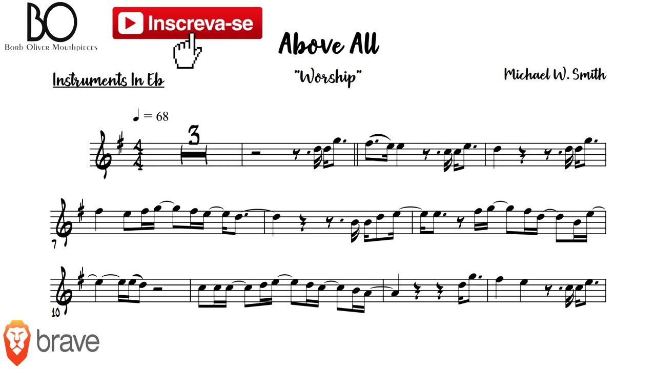 ABOVE ALL [sax alto] MICHAEL W SMITH