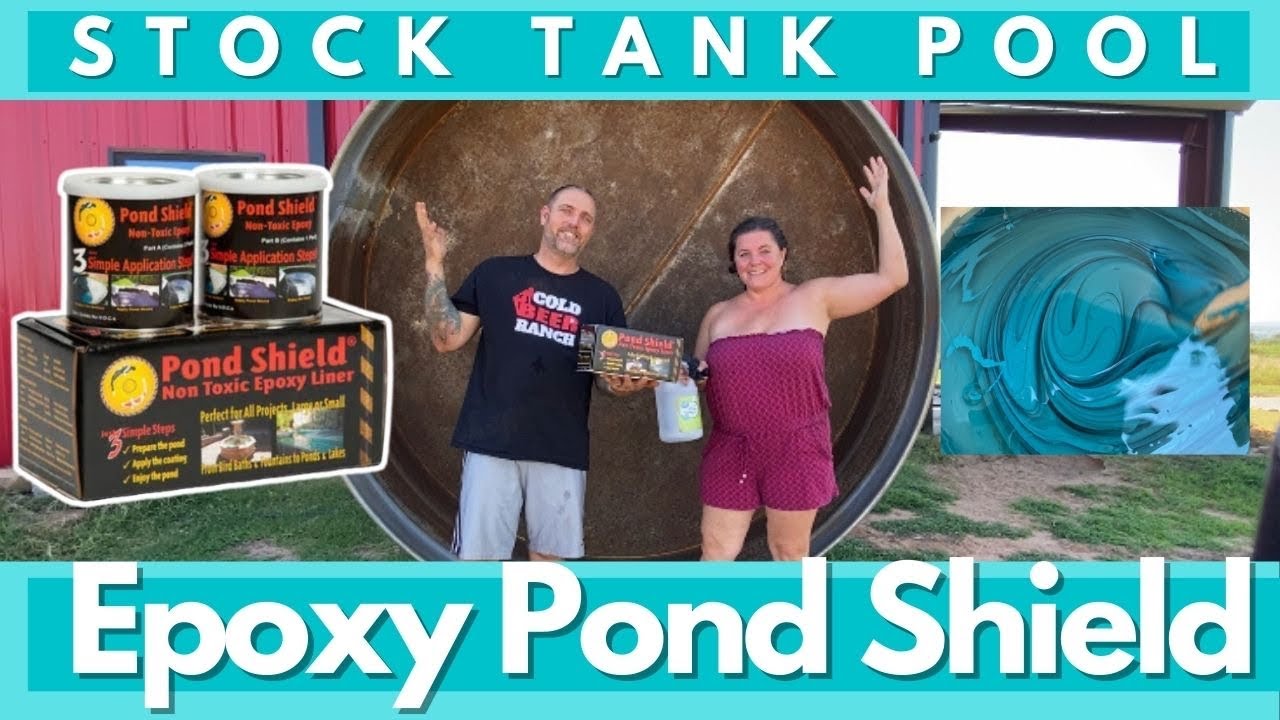 How To Apply Epoxy Pool Paint In Your Stock Tank Pool: Pond Shield Epoxy Paint