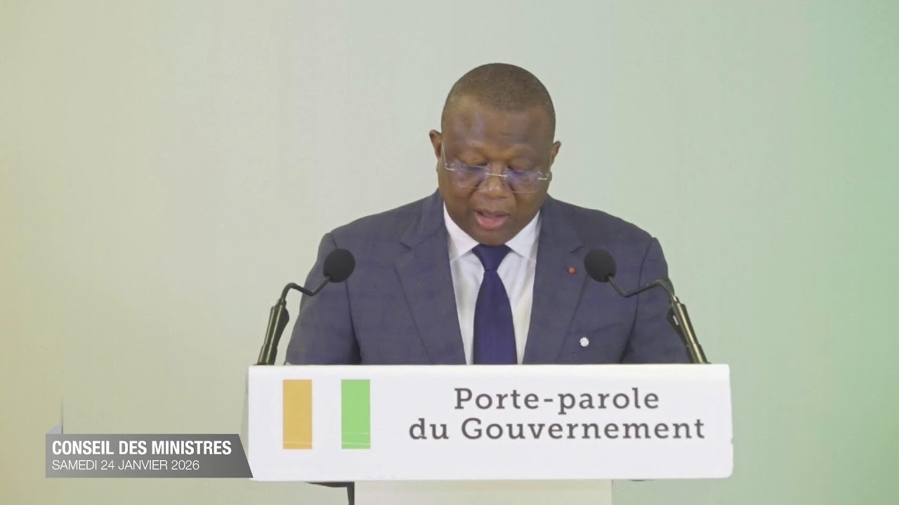 EN DIRECT | Compte-rendu du Conseil des Ministres du samedi 24 janvier 2026