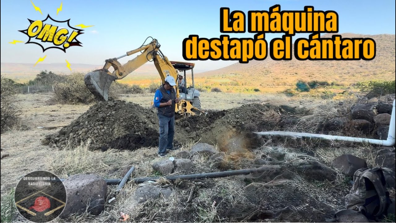 Detectamos el tesoro en terrenos cristeros, la maquina destapó el cántaro y vean lo que sucedió. 