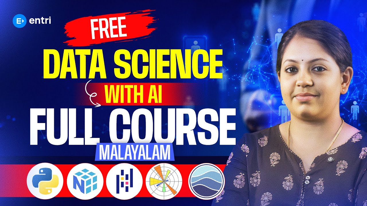 Learn Data Science with AI – Full Course in Malayalam | Entri Coding | Data Science Free Course