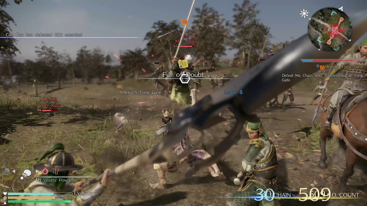 Dynasty warriors 9  Caocao VS Machao