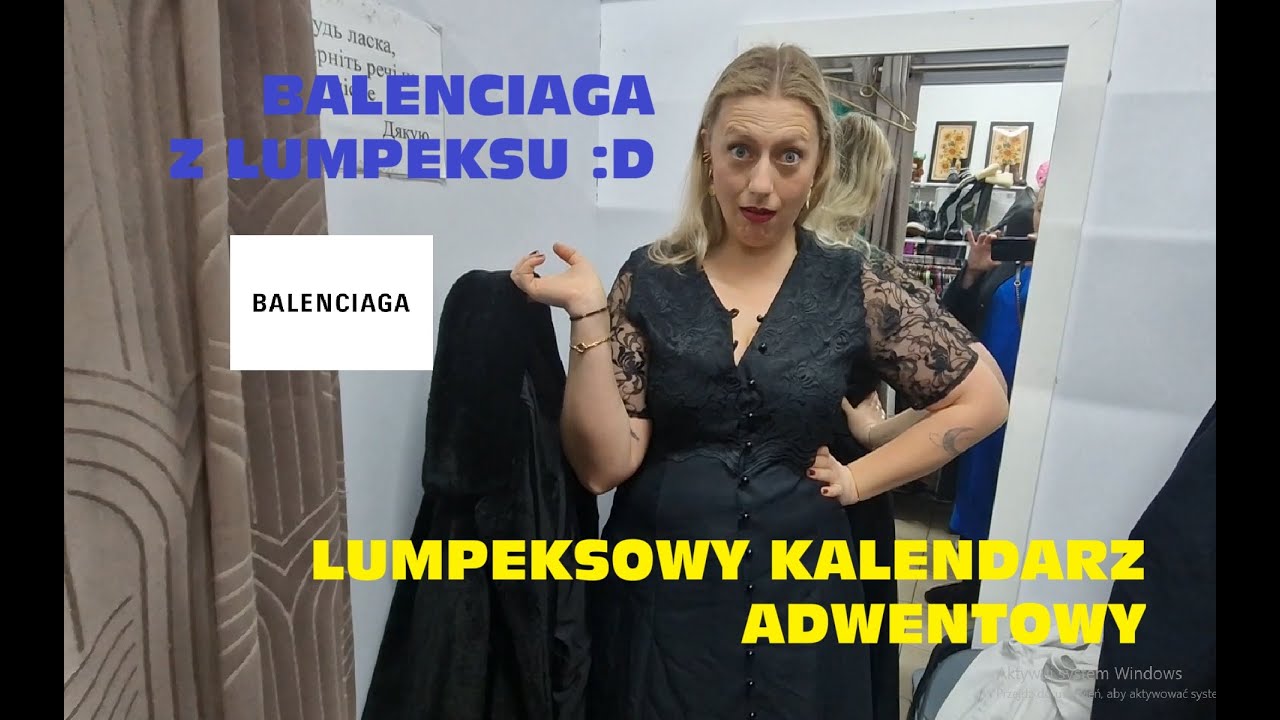 🫨LUMPEKSOWY KALENDARZ ADWENTOWY 1 | PRAWDZIWY VINTAGE ZA MILIONY | MIERZYMY PLUS SIZE | SECOND HAND