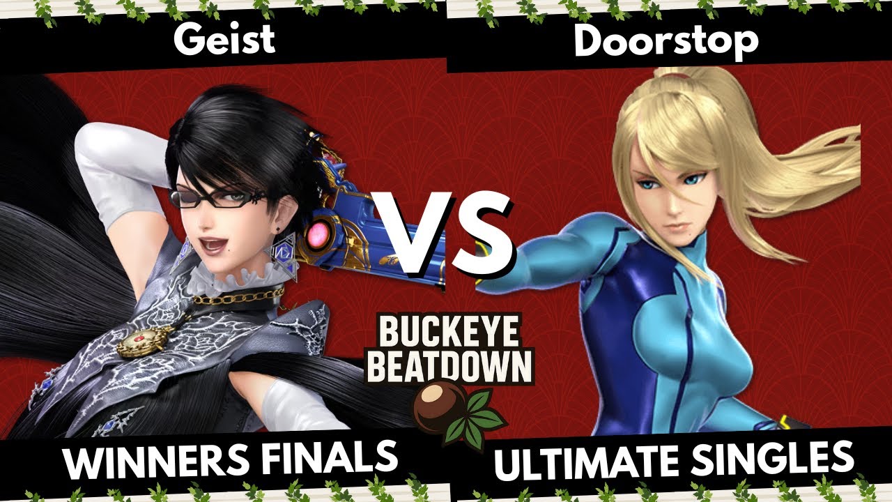 Buckeye Beatdown - Geist (Bayo) Vs. Doorstop (ZSS) Smash Ultimate - SSBU