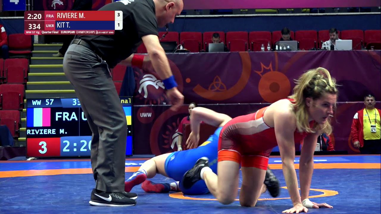 1/4 WW - 57 kg: M. RIVIERE (FRA) v. T. KIT (UKR)