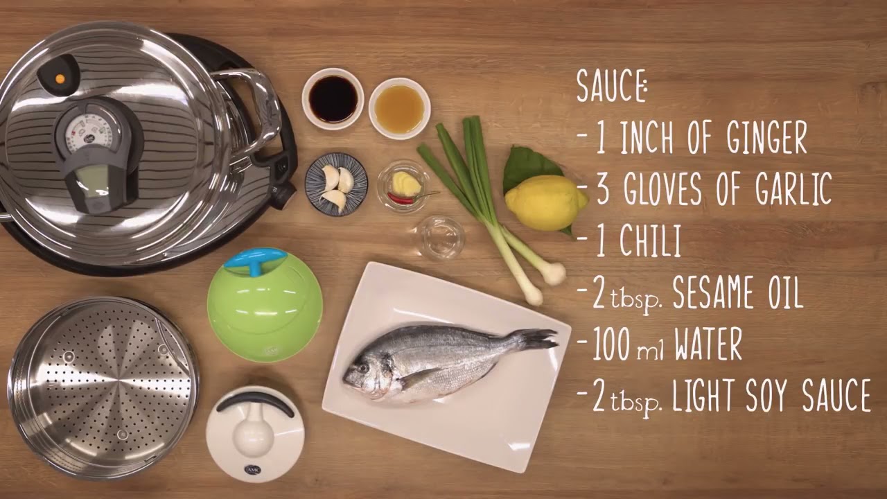 AMC EasyQuick: Steamed whole fish with greens