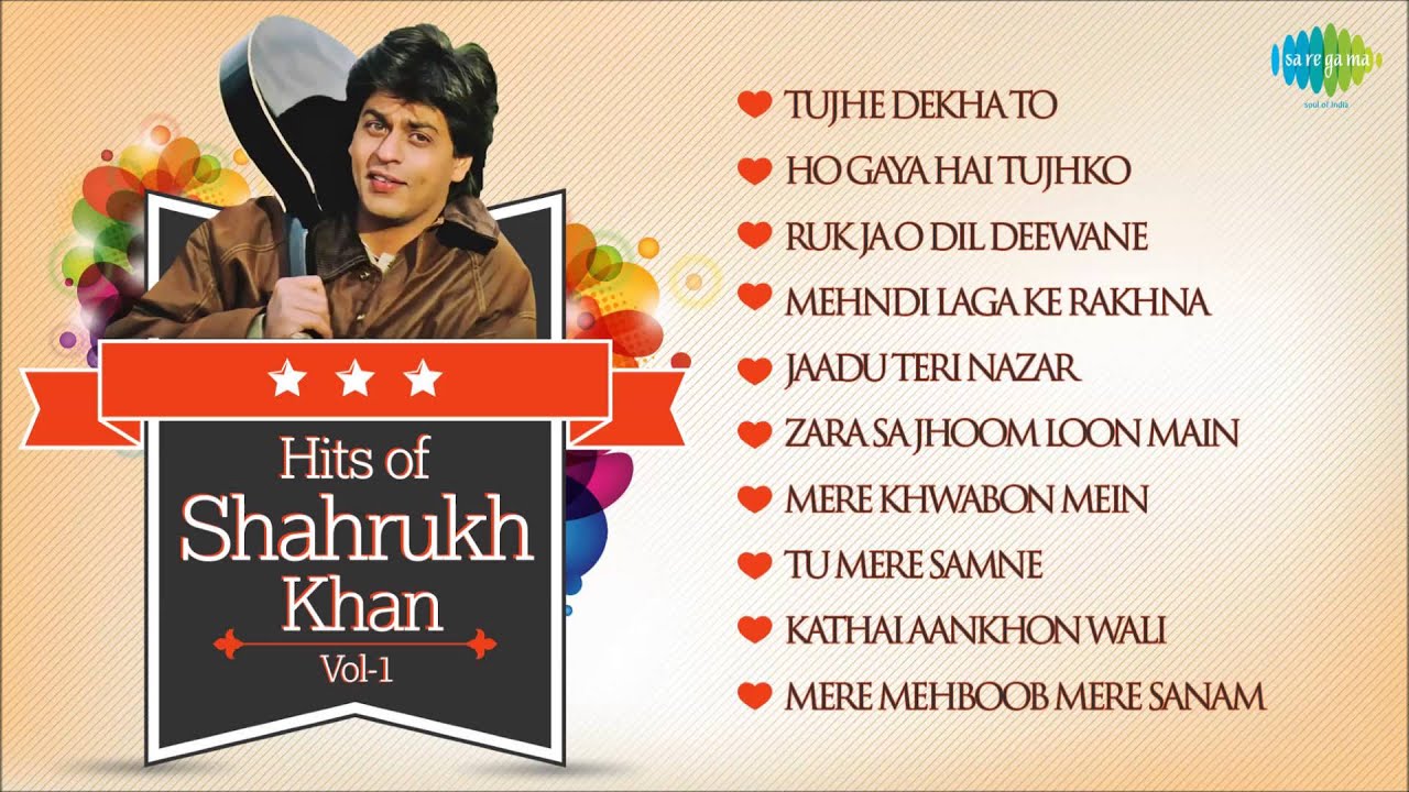 Best Of Shahrukh Khan - Dilwale Dulhania Le Jayenge - SRK Famous Songs - Vol 1