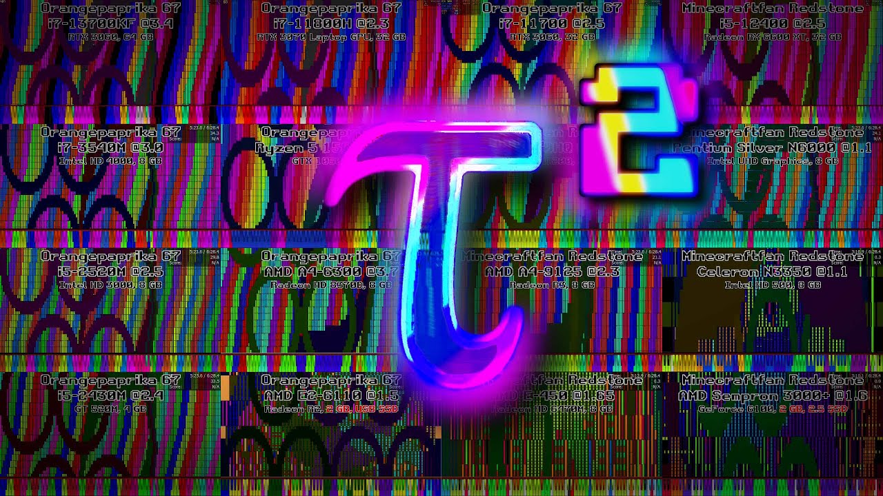 [Black MIDI] TAU 2 the Song - 12.56 Million | 16-WAY Comparison