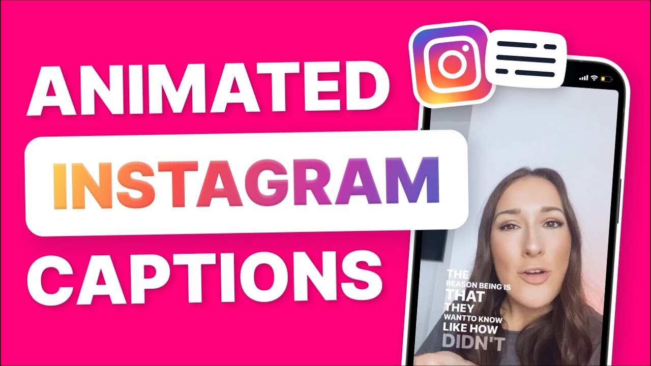 Can&rsquo;t get Animated Captions for Instagram? TRY THIS!!!