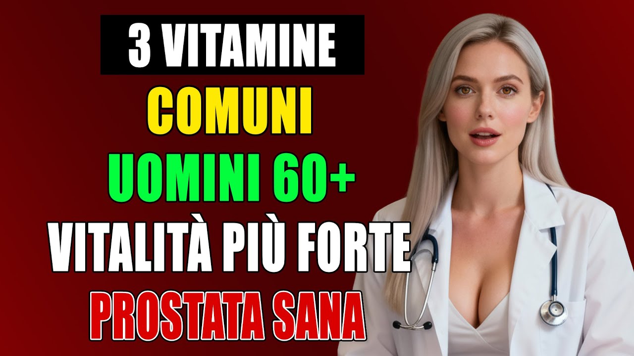 3 VITAMINE SERALI CHE MIGLIORANO LA VITALITÀ MASCHILE E RIDUCONO IL GONFIORE DELLA PROSTATA