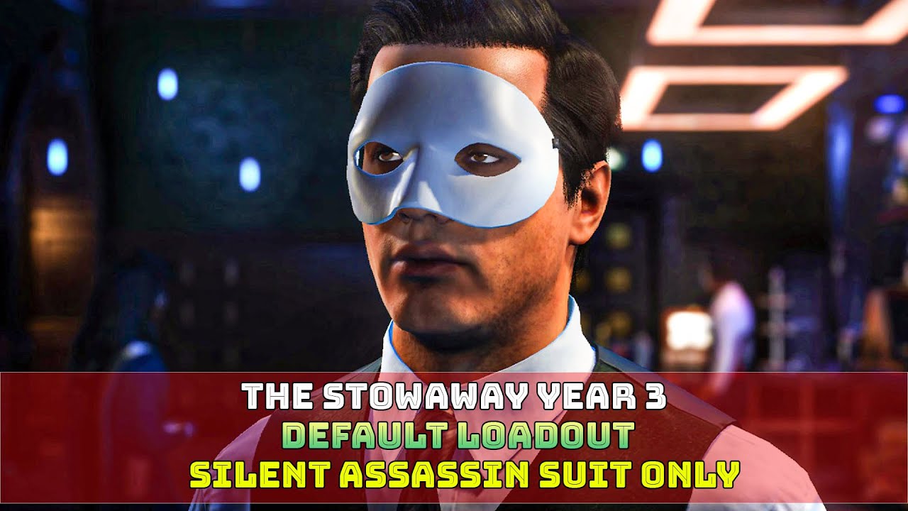 HITMAN 3 The Stowaway Year 3 SASO Default Loadout Elusive Target