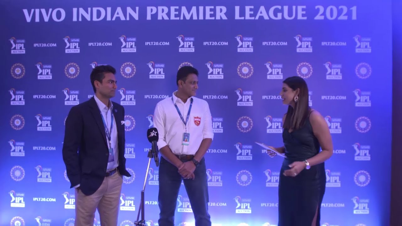 Kumble and Kaif after the auction!