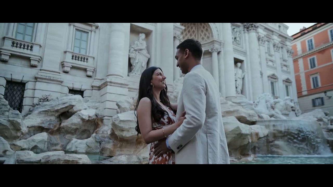 Aashna & Arjun  Indian Wedding in  Rome Italy