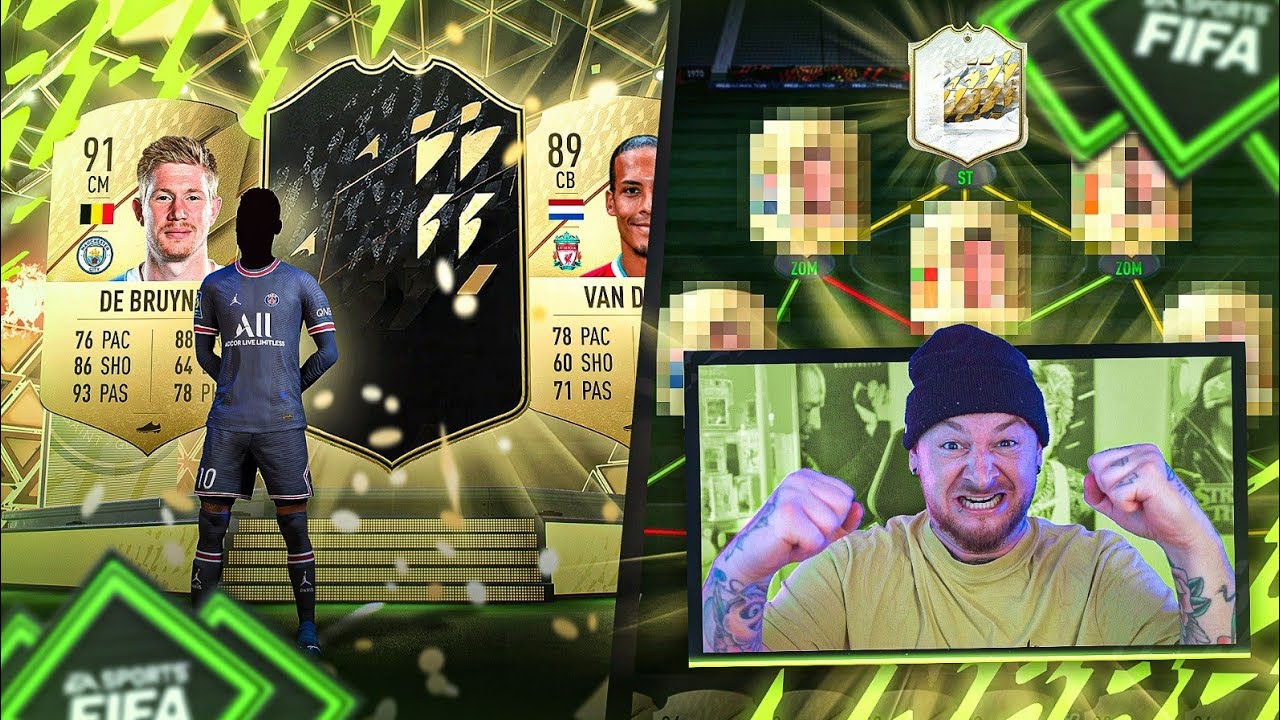 PACKLUCK und GELD sorgen für DIESES ERSTE TEAM !😱🔥 ICON WETTBIETEN VS BROSKI 😂 FIFA 22 PACK OPENING