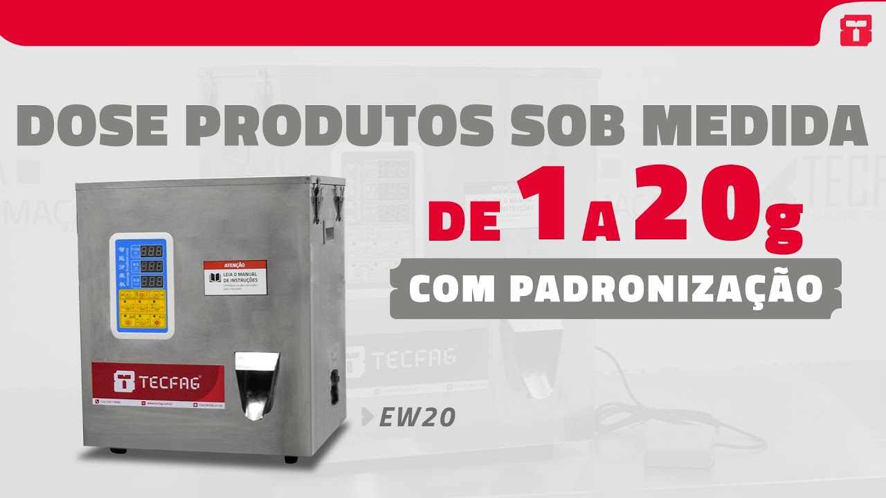 Dosadora com Balança Eletrônica 1-20 Gramas
