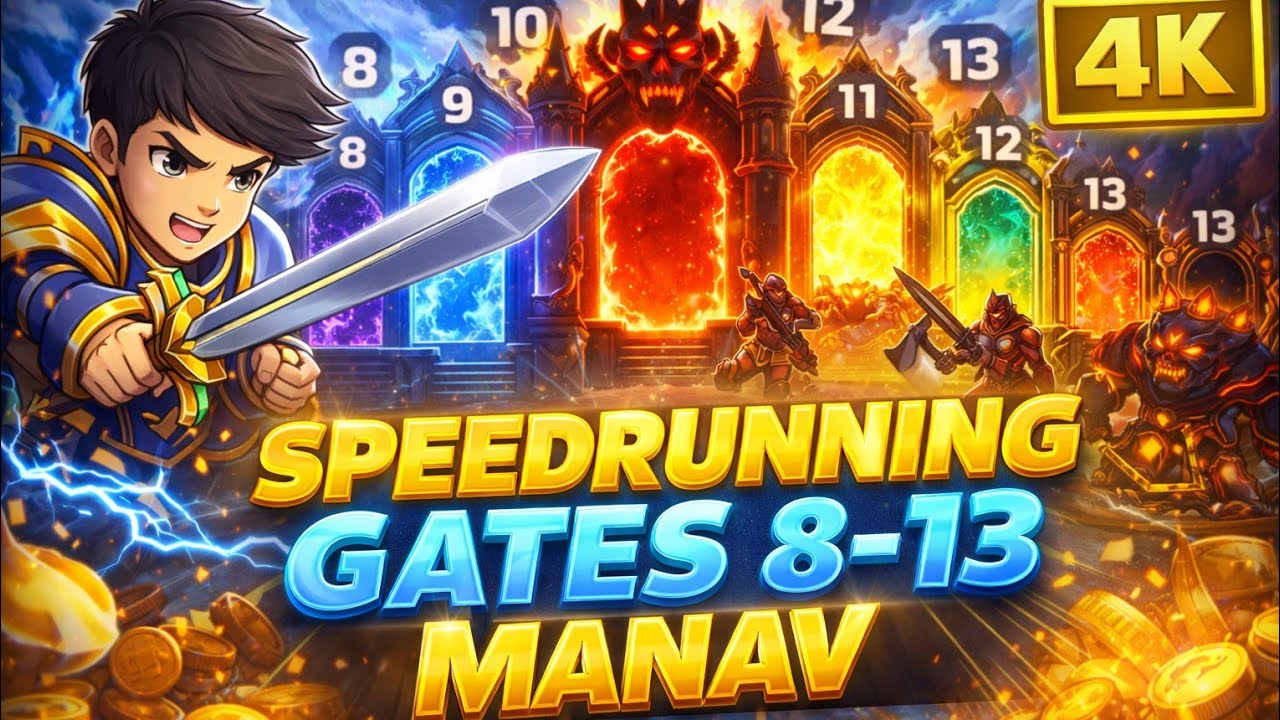 Gold tower defence GATE 8-13 | gate speedrun | Cổng phòng thủ tháp vàng | #busidol #goldtowerdefence