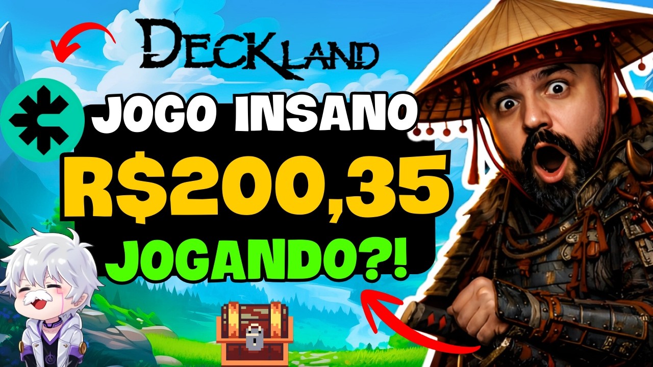 👉 JOGO NFT GR&Aacute;TIS &mdash; DECKLAND &mdash; Vale a Pena Jogar? Primeiras Impress&otilde;es