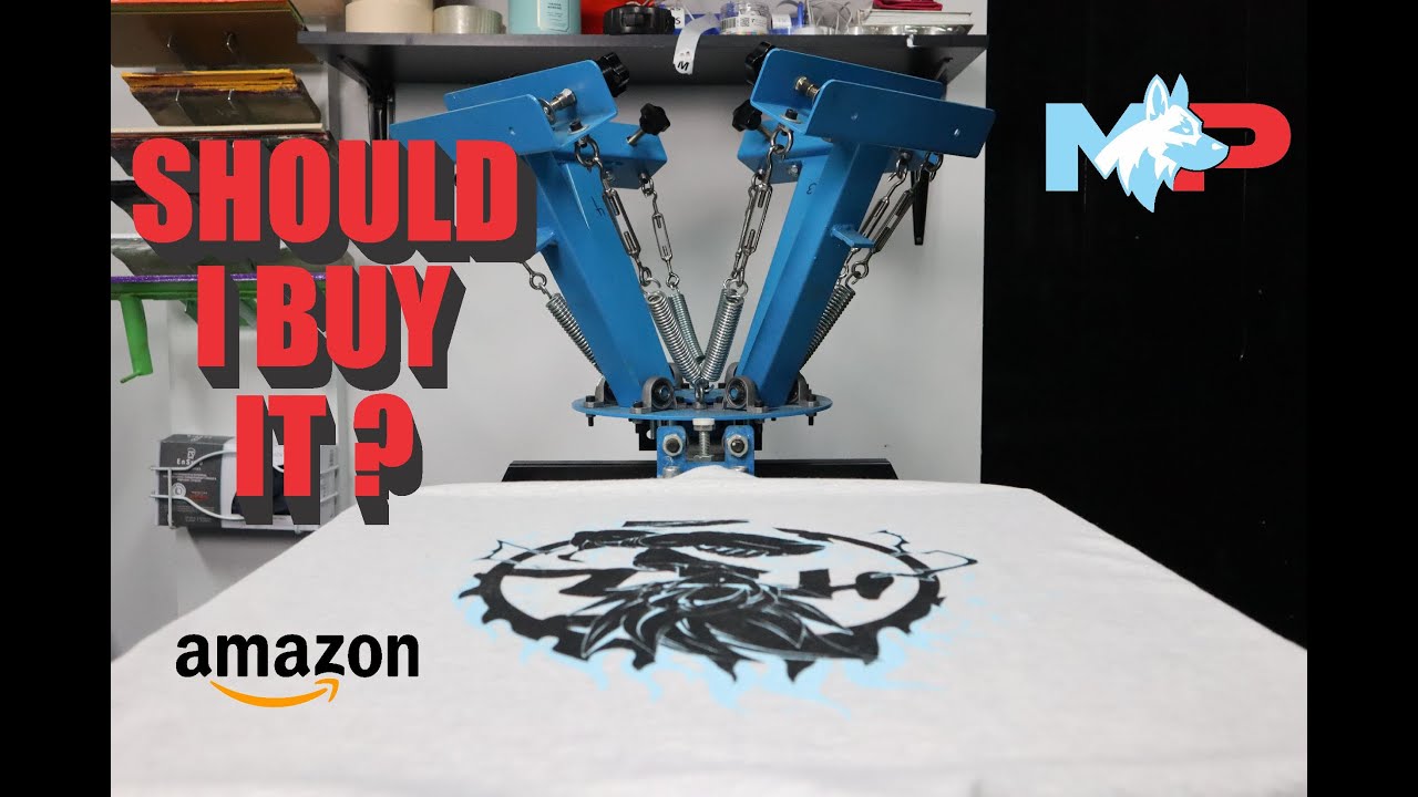 THE FAMOUS AMAZON SCREEN PRINTING PRESS.