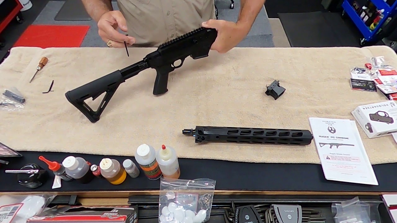 Распаковка Ruger PCC с установкой аксессуаров