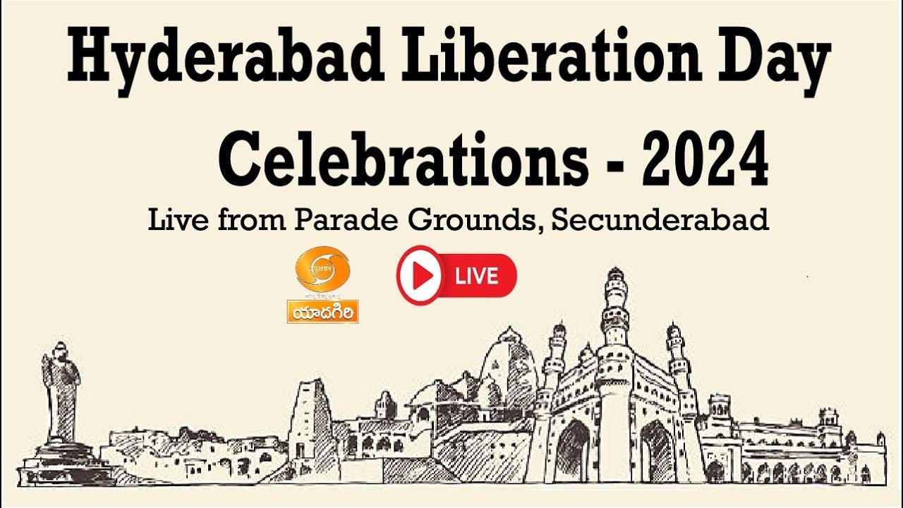 Hyderabad Liberation Day Celebrations - 2024 , Live From Parade Grounds , Secunderabad