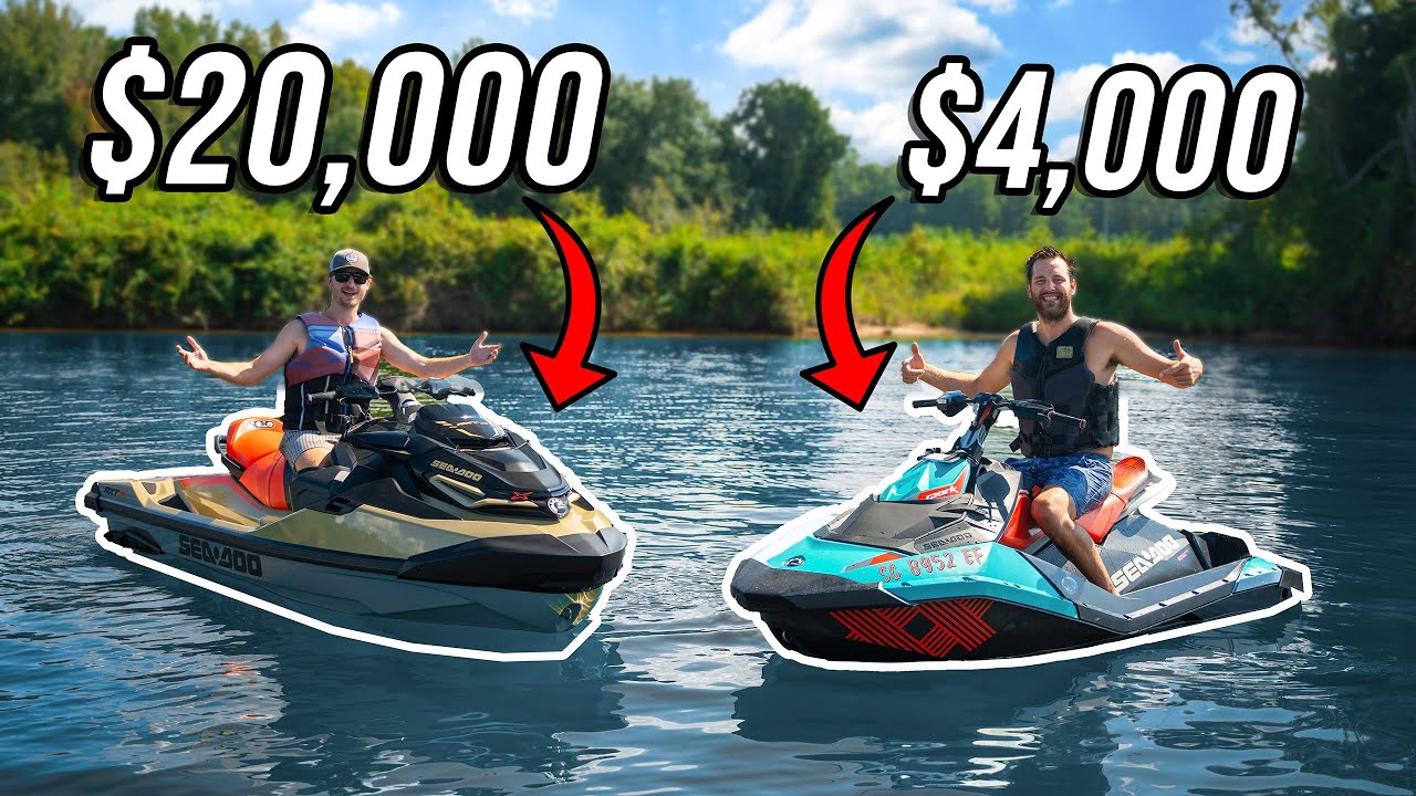 Дешевые против дорогих гидроциклов Sea Doo