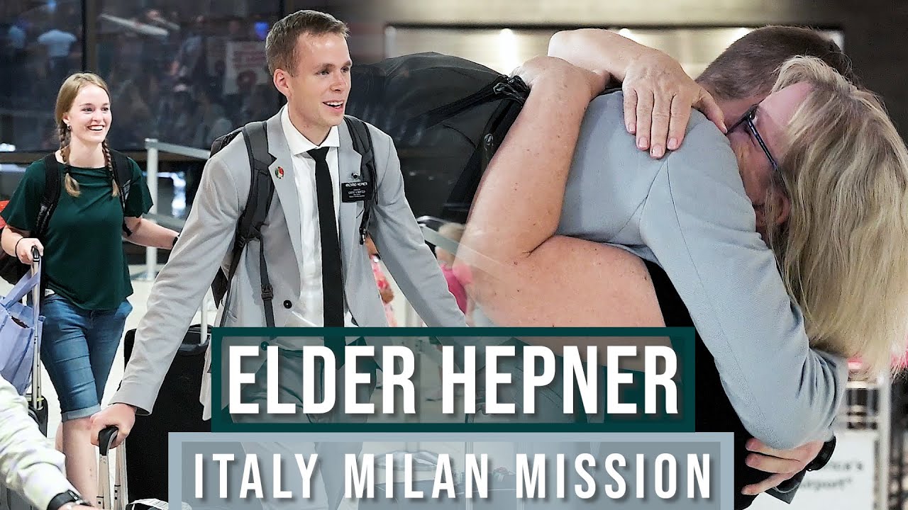 Elder Bryce Hepner's Home From His 2 Year Mission to Italy!
