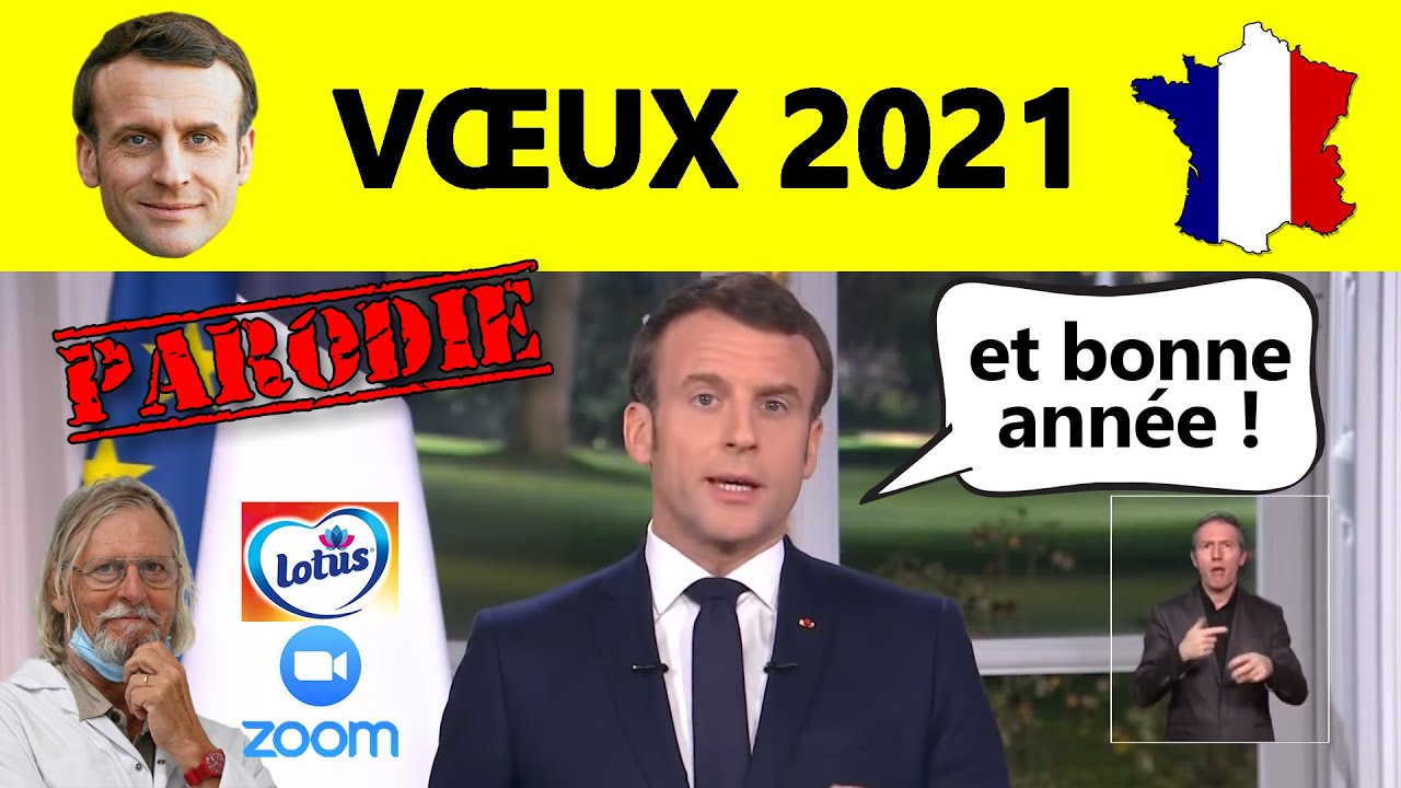 [Parodie] 🇫🇷 Les vœux 2021 d'Emmanuel Macron ✨