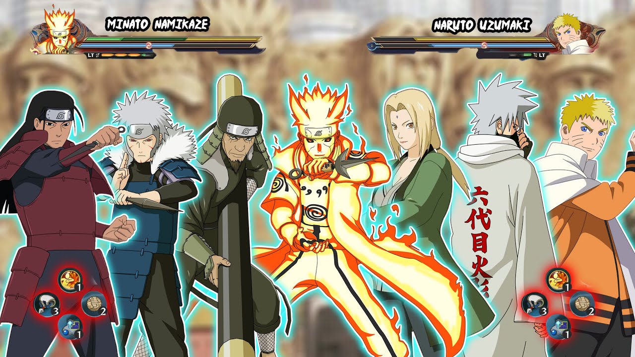 SEMUA JUTSU DAN ULTIMATE HOKAGE 1 SAMPAI 7 !!! | Naruto Storm 4