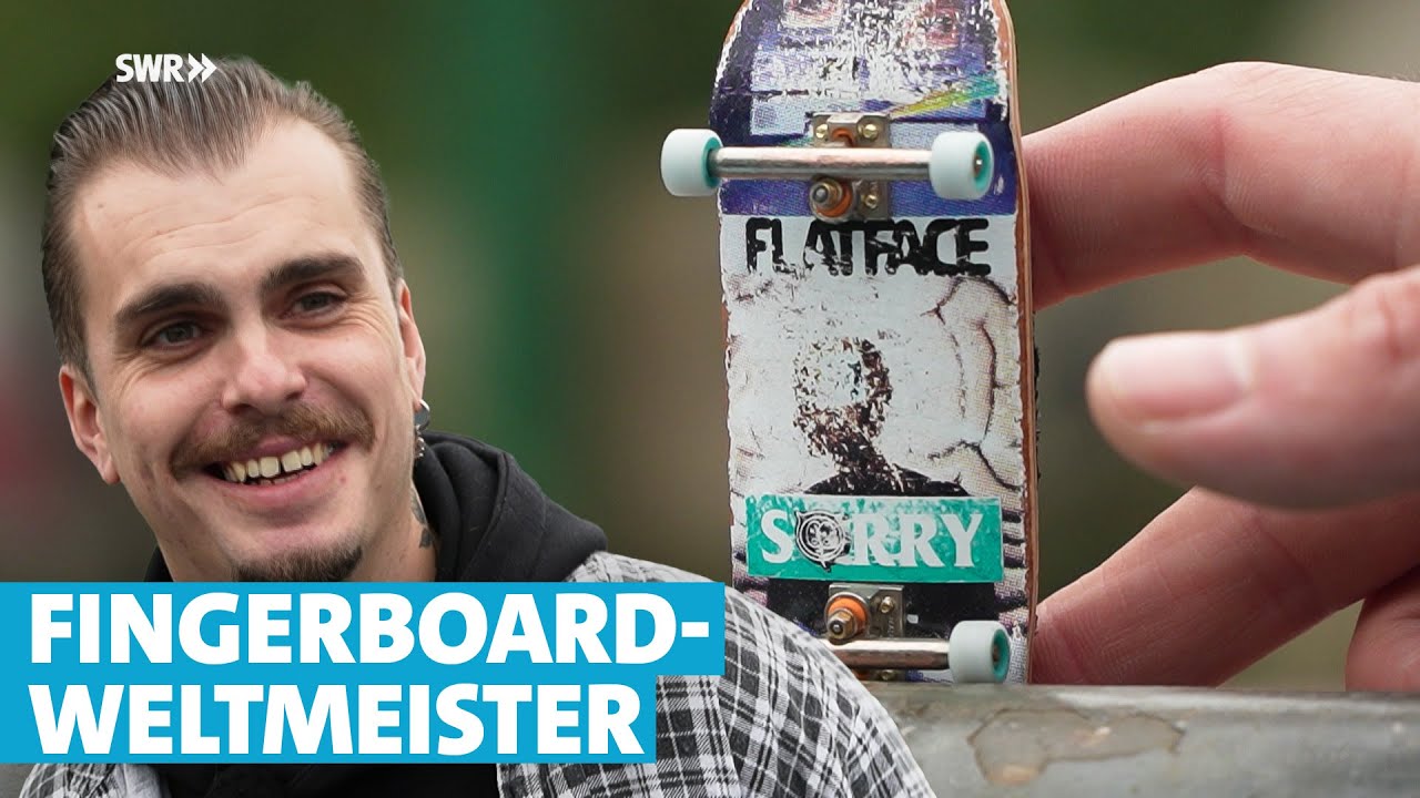 Weltmeister im Fingerboarden: Alex Christ aus dem Hunsr&uuml;ck