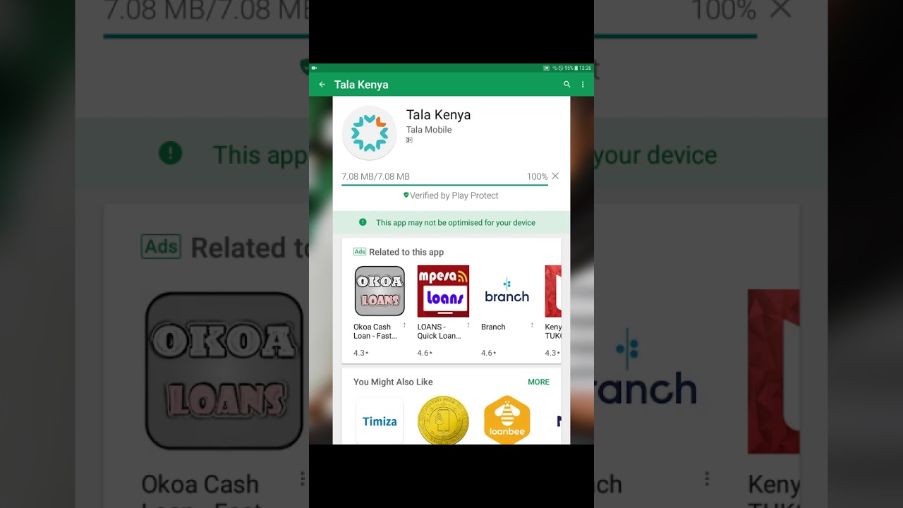 How to Install Tala  Loan App