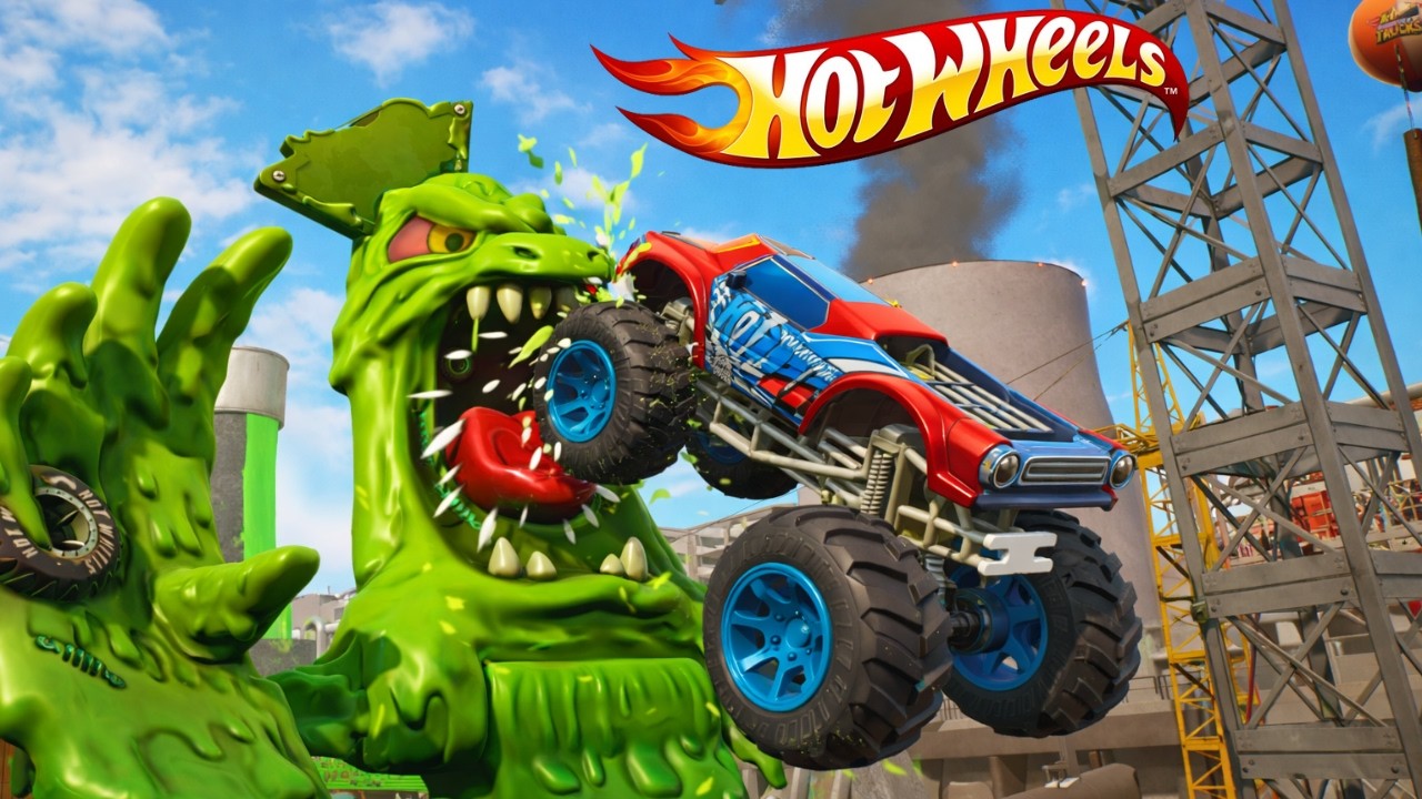 Hot Wheels Monster Truck Stunt Mayhem: Night Shifter Breaking Bones Of Boss.