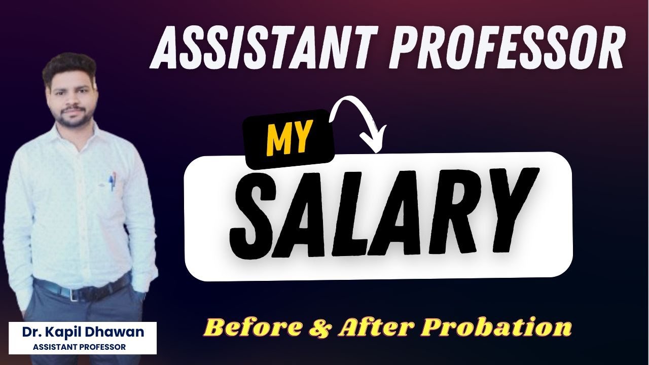 My 1st Salary || Salary Of Assistant Professor in Rajasthan || Dr. KAPIL DHAWAN ||