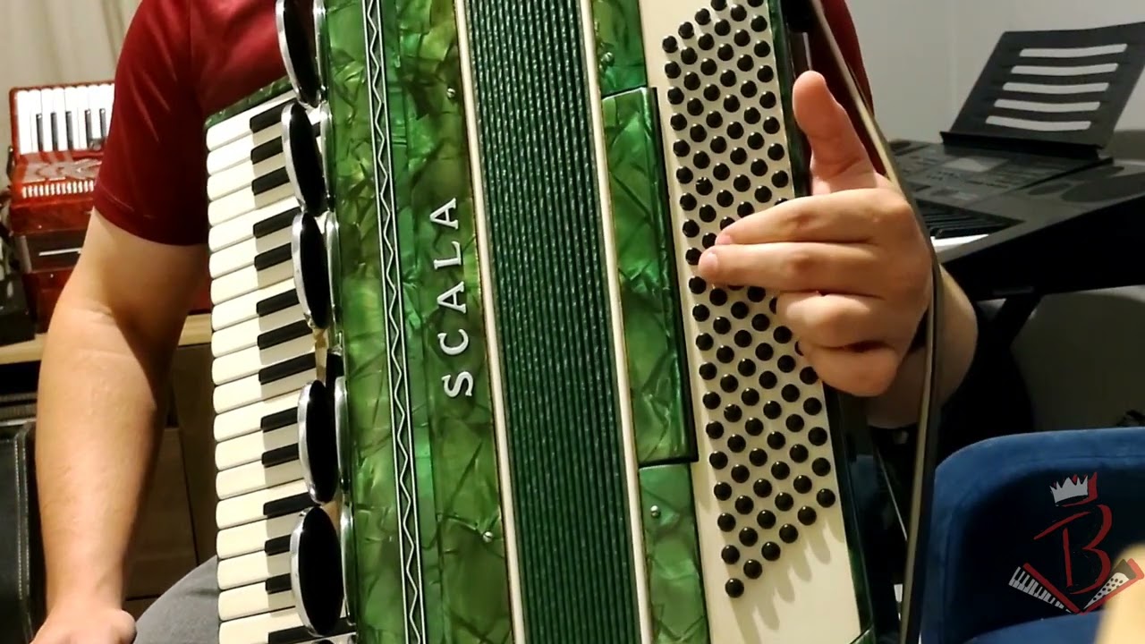 Vídeo aula acordeon xote polonês 7 passo