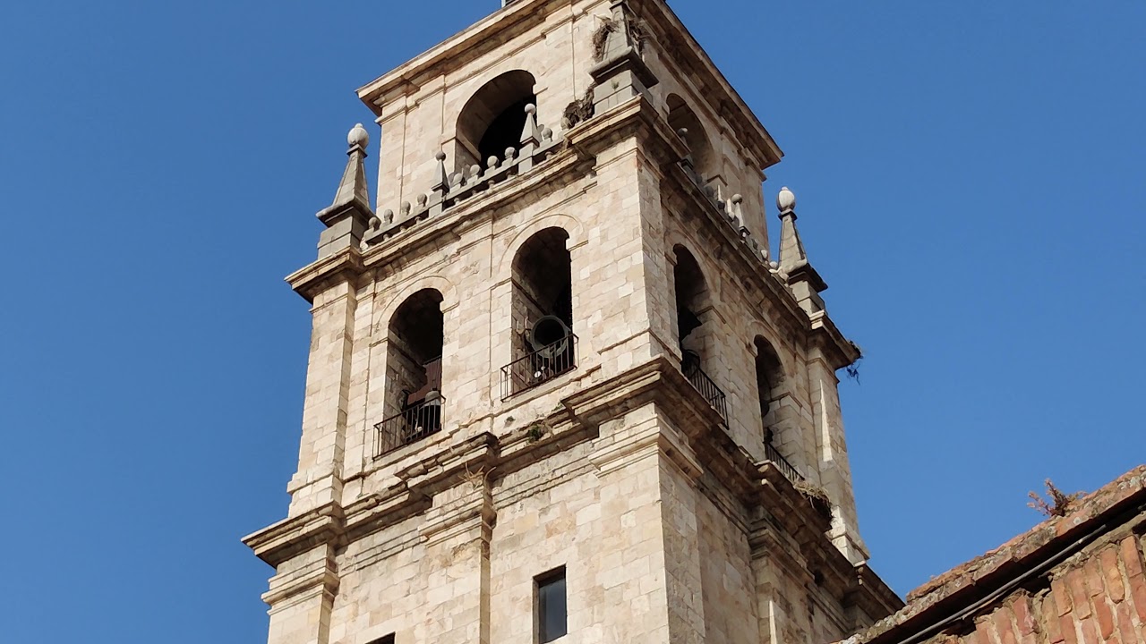 Gran volteo general de campanas Jueves Santo catedral Alcalá