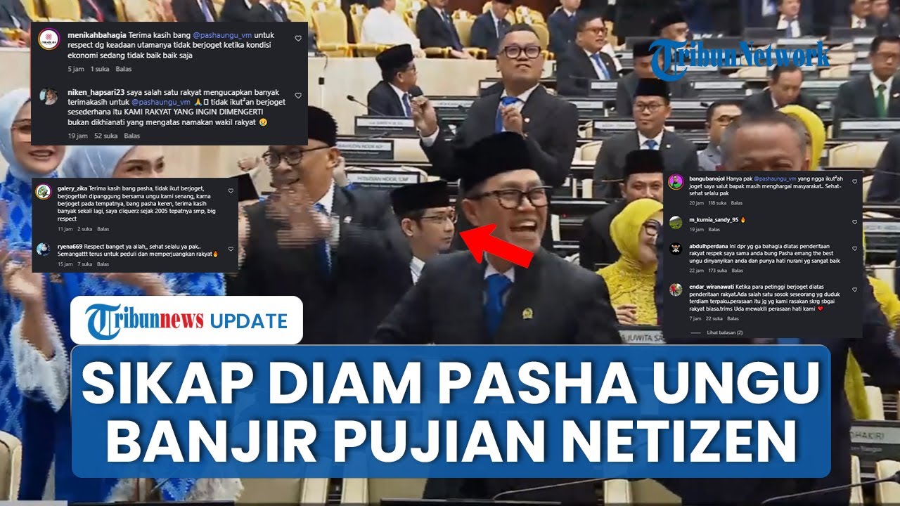 Instagram Pasha Ungu Banjir Pujian Warganet, Sikap Diam Tak Ikut Joget Beda dengan Politisi Lain
