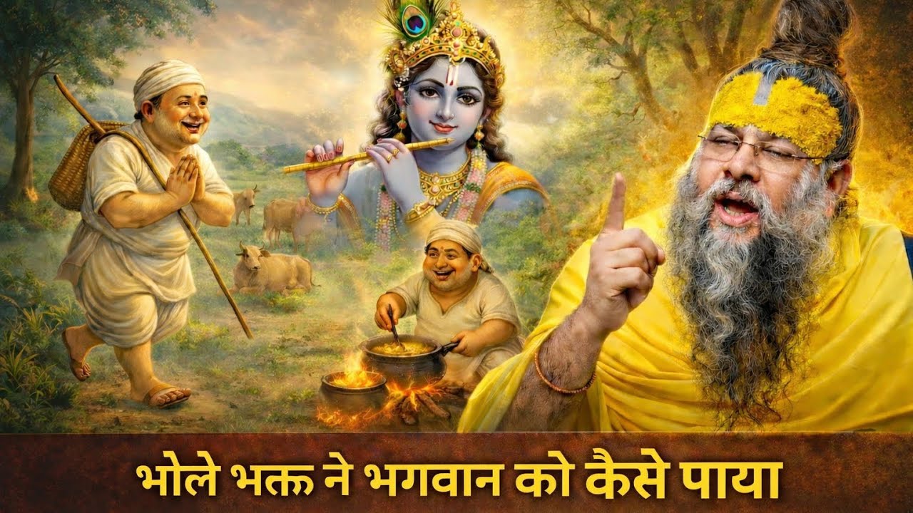भोले भक्त ने कैसे भगवान को पाया#bhakti Marg #bhakti #premanand Maharaj