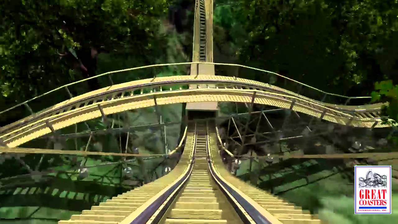 InvadR Point-of-View Animation| Roller Coaster POV | Busch Gardens